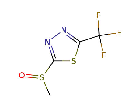 2-methylsulphinyl-5-trifluoromethyl-1,3,4-thiadiazole