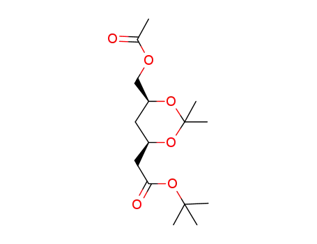 (4R-cis)-6-[(acetyloxy)methyl]-2,2-dimethyl-1,3-dioxane-4-acetic acid tert-butyl ester