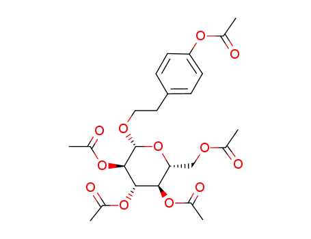 (2R,3R,4S,5R,6R)-2-(acetoxymethyl)-6-(4-acetoxyphenethoxy)tetrahydro-2Hpyran-3,4,5-triyl triacetate