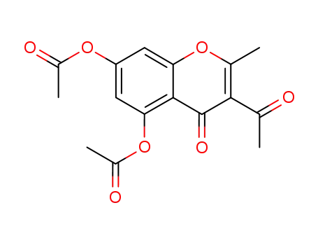 3-Acetyl-5,7-bis(acetyloxy)-2-methyl-4H-1-benzopyran-4-one