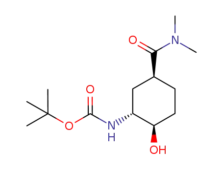 (1S,3R,4R)-3-[(tert-butoxycarbonyl)amino]-4-hydroxy-N,N-dimethylcyclohexanecarboxamide
